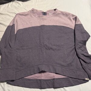 Champion Women's Two-Tone Colorblock Pullover - Light Lavender & Plum
